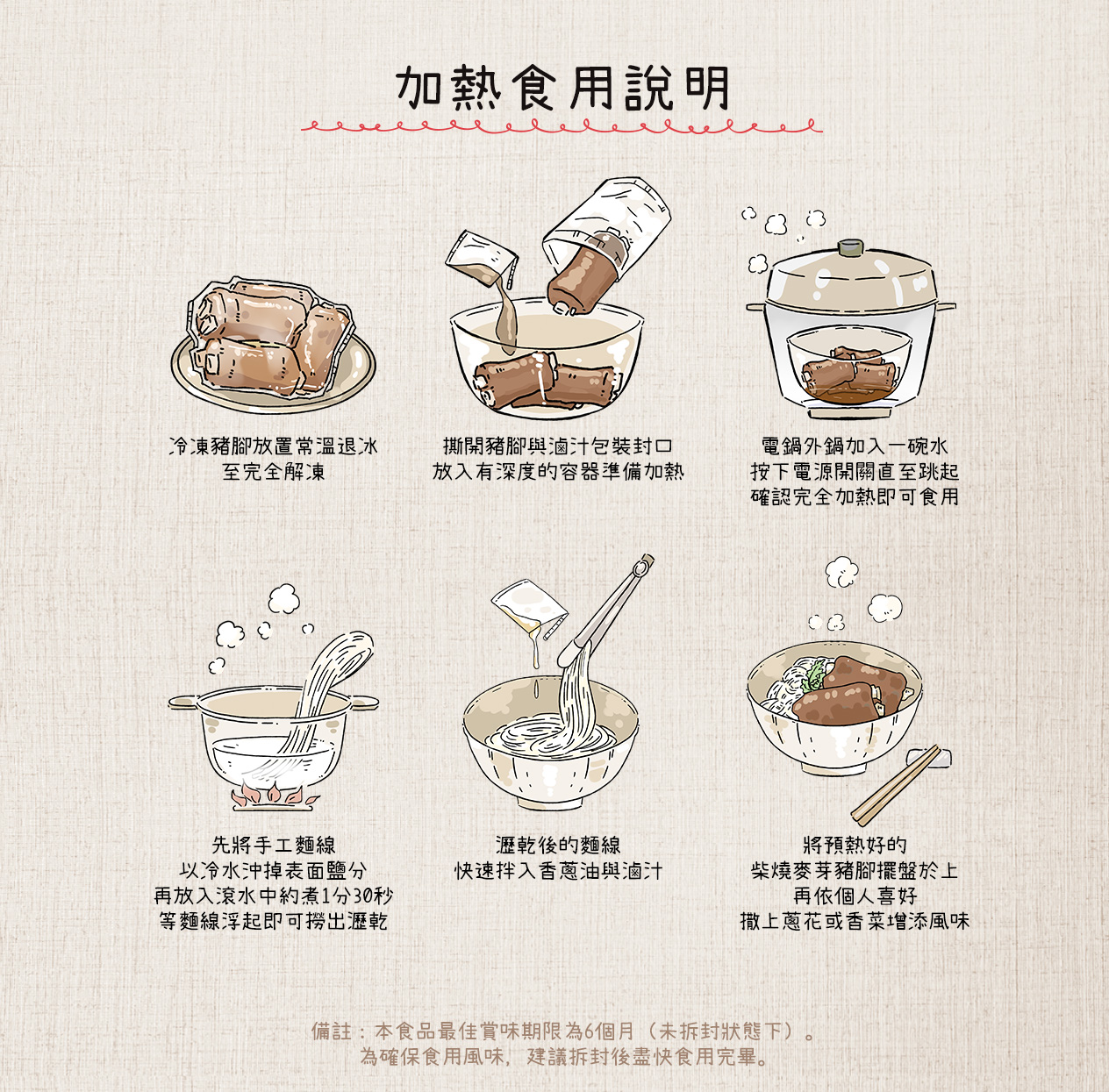 柴燒麥芽豬腳禮盒 內容圖 9